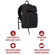Rothco Tactisling Transport Pack Black Concealed Carry Bags alternate photo