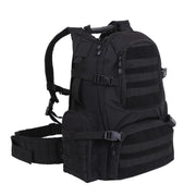 Rothco Multi-Chamber MOLLE Assault Pack Black Tactical Packs reverse view