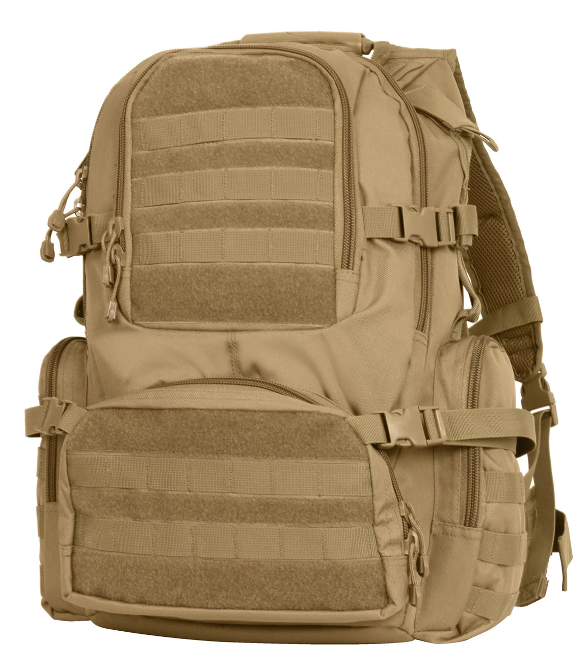 Rothco Multi-Chamber MOLLE Assault Pack Black Tactical Packs close-up photo