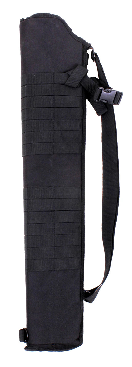 Rothco Tactical MOLLE Shotgun Scabbard Black Shooting Accessories reverse view
