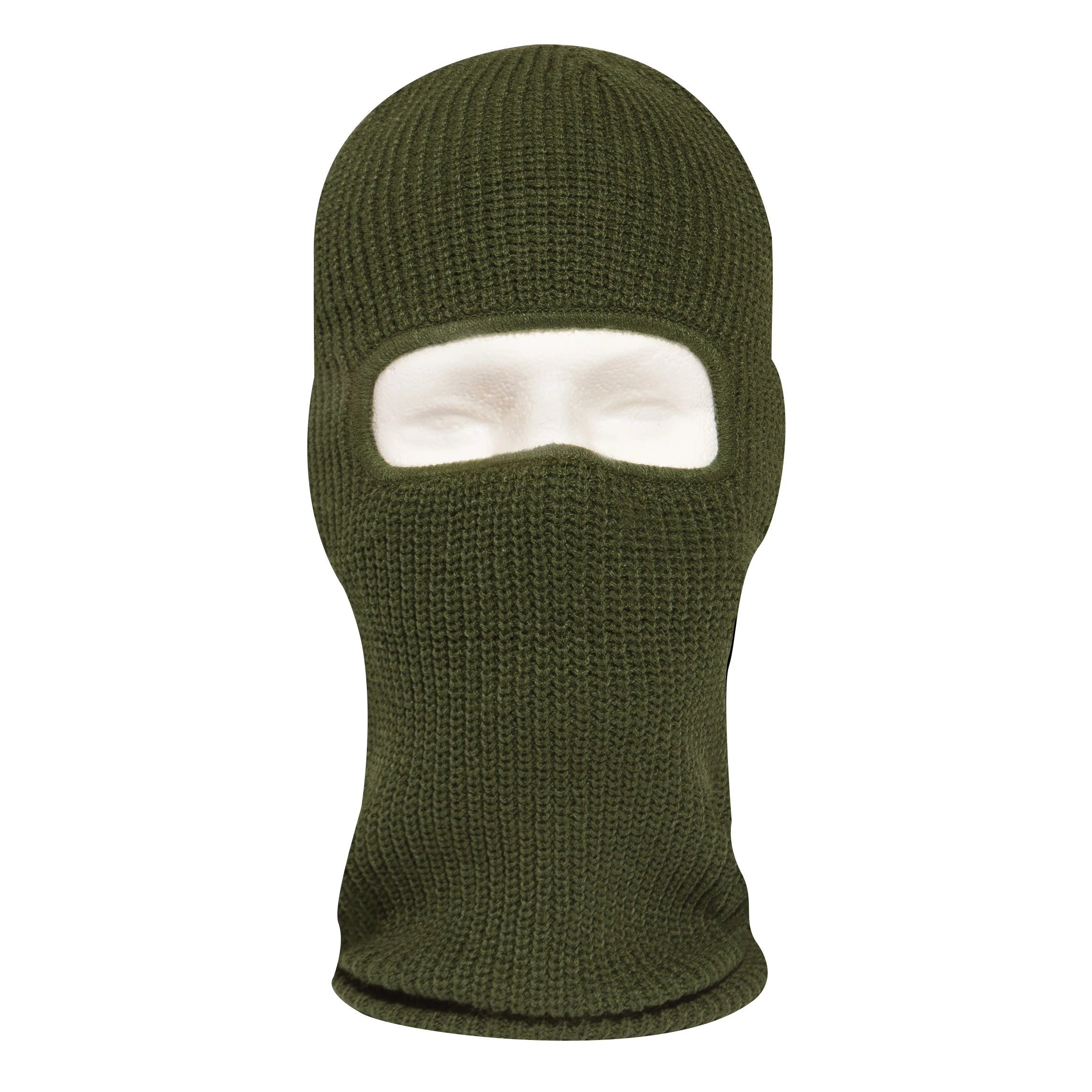 Rothco Fine Knit One Hole Facemask Black New Arrivals side detail photo