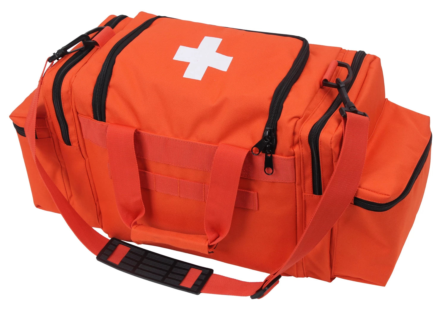 Rothco EMT Bag Red First Aid and First Responder side detail photo