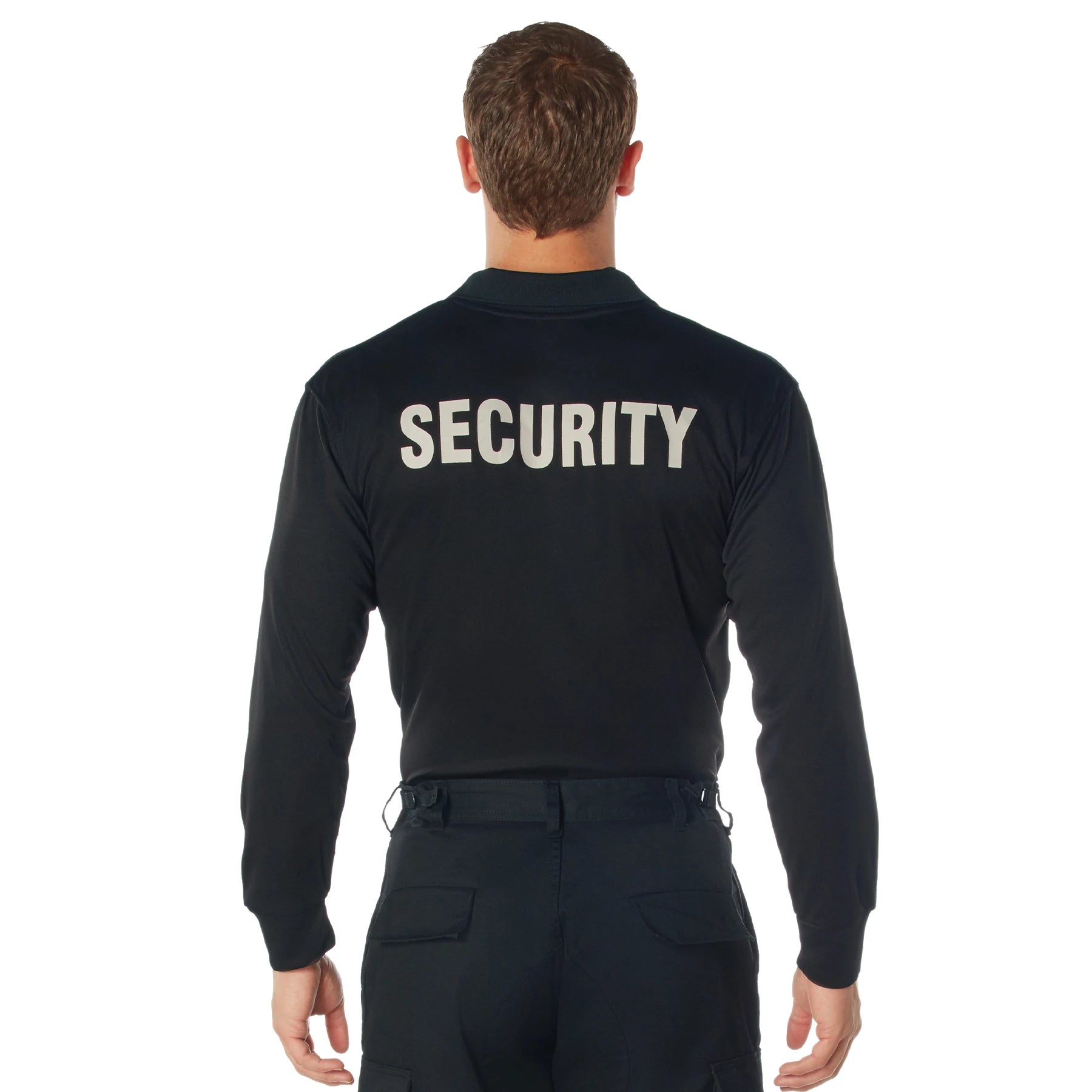 Rothco Moisture Wicking Long Sleeve Security Polo T-Shirts alternate photo
