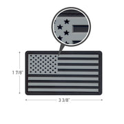Rothco PVC US Flag Patch With Hook Back