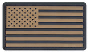 Rothco PVC US Flag Patch With Hook Back