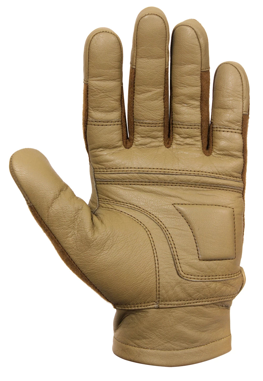 Rothco Hard Knuckle Cut and Fire Resistant Gloves Duty & reverse view