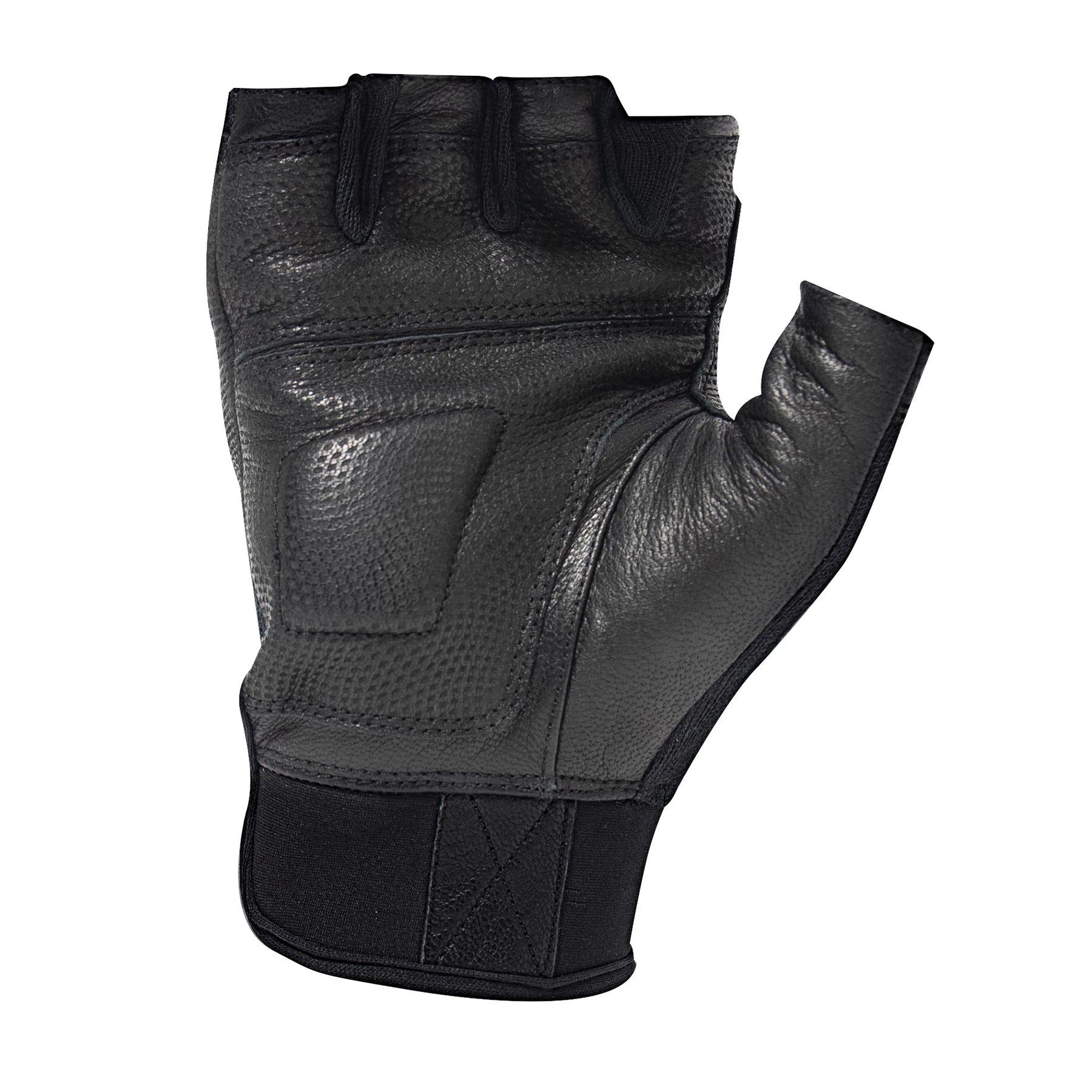 Rothco Fingerless Cut Resistant Carbon Hard Knuckle Gloves - Black alternate photo