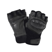 Rothco Fingerless Cut Resistant Carbon Hard Knuckle Gloves - Black additional view