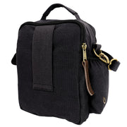 Rothco Vintage Canvas & Leather Travel Shoulder Bag Brown Sneak alternate photo