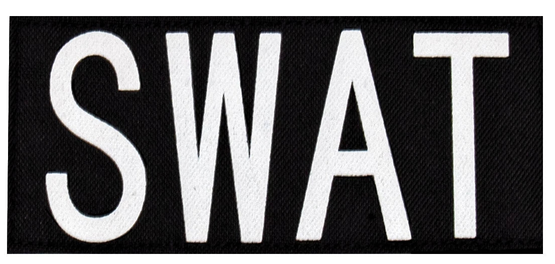 Rothco SWAT Patch With Hook Back Public Safety Patches detail photo