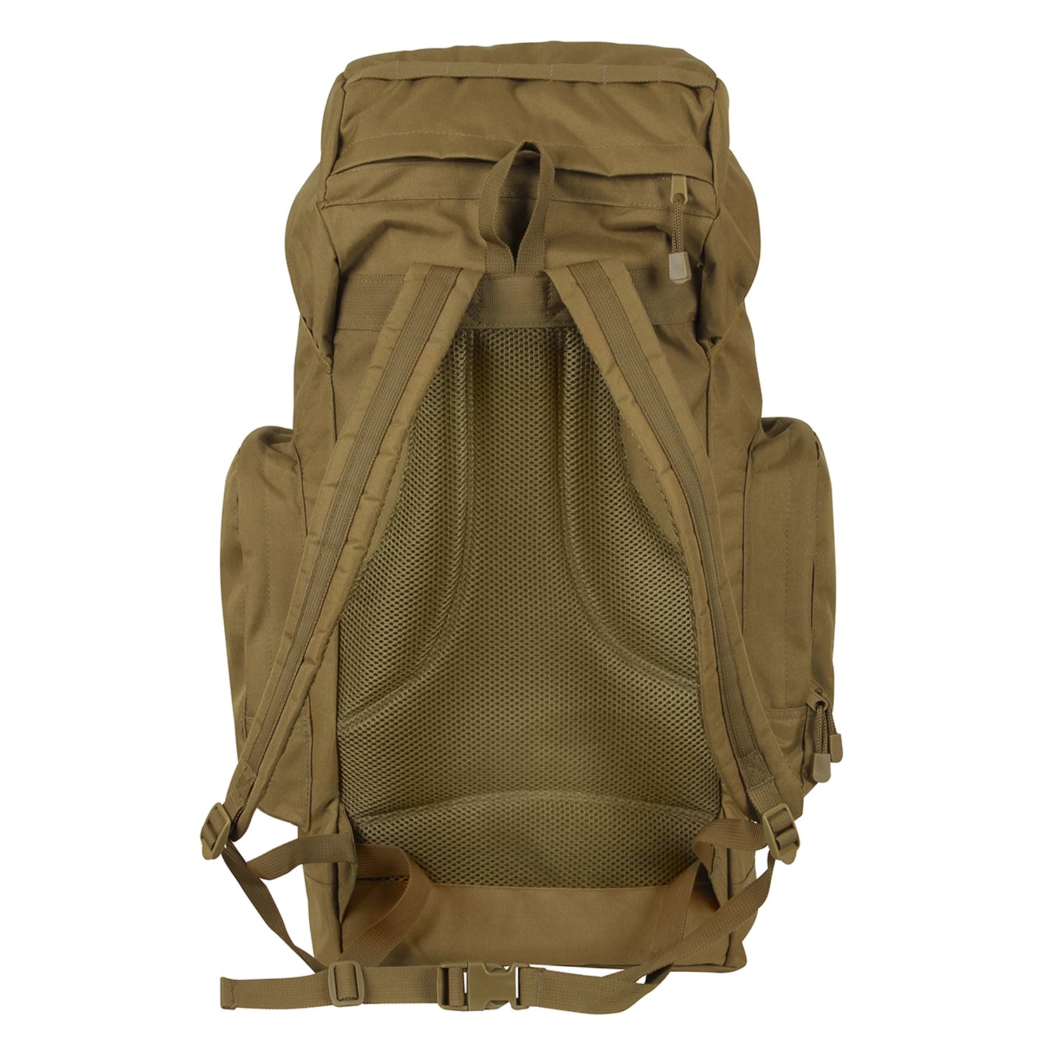 Rothco 45L Tactical Backpack Black Packs angled product photo