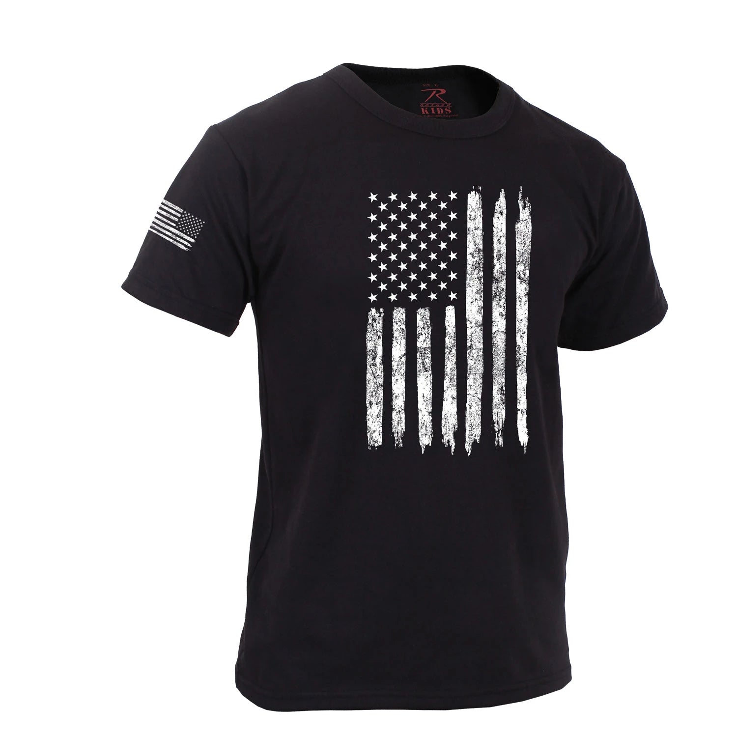Rothco Kids US Flag T-Shirt Shirts angled product photo