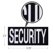 Rothco Security Patch With Hook Back Public Safety Patches close-up photo
