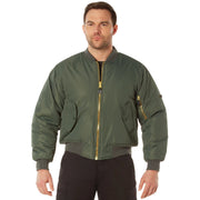 Rothco Enhanced Nylon MA-1 Flight Jacket Sneak Previews side detail photo