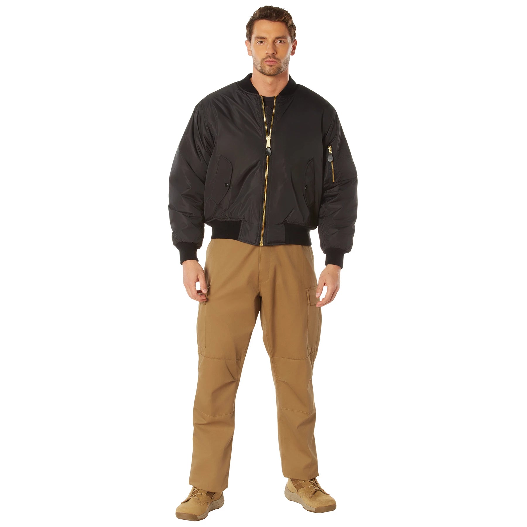 Rothco Enhanced Nylon MA-1 Flight Jacket Sneak Previews close-up photo