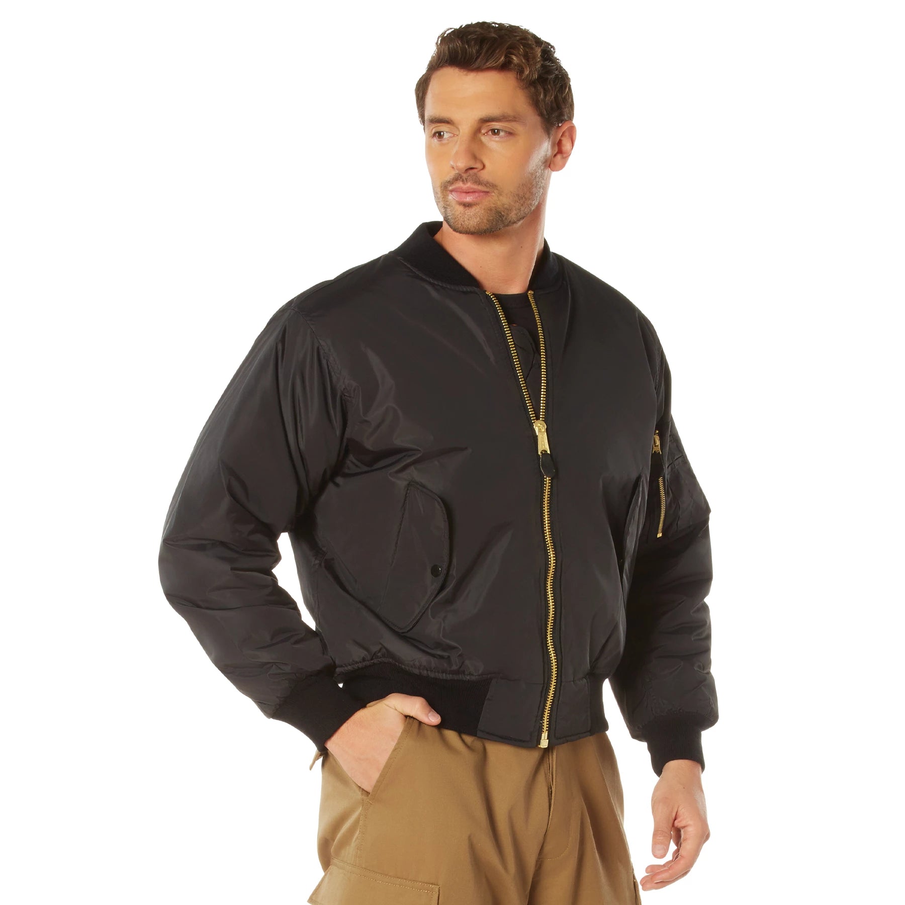 Rothco Enhanced Nylon MA-1 Flight Jacket Sneak Previews detail photo
