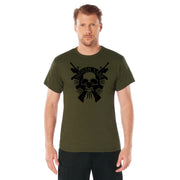Rothco Molon Labe Skull T-Shirt Graphic Print additional view