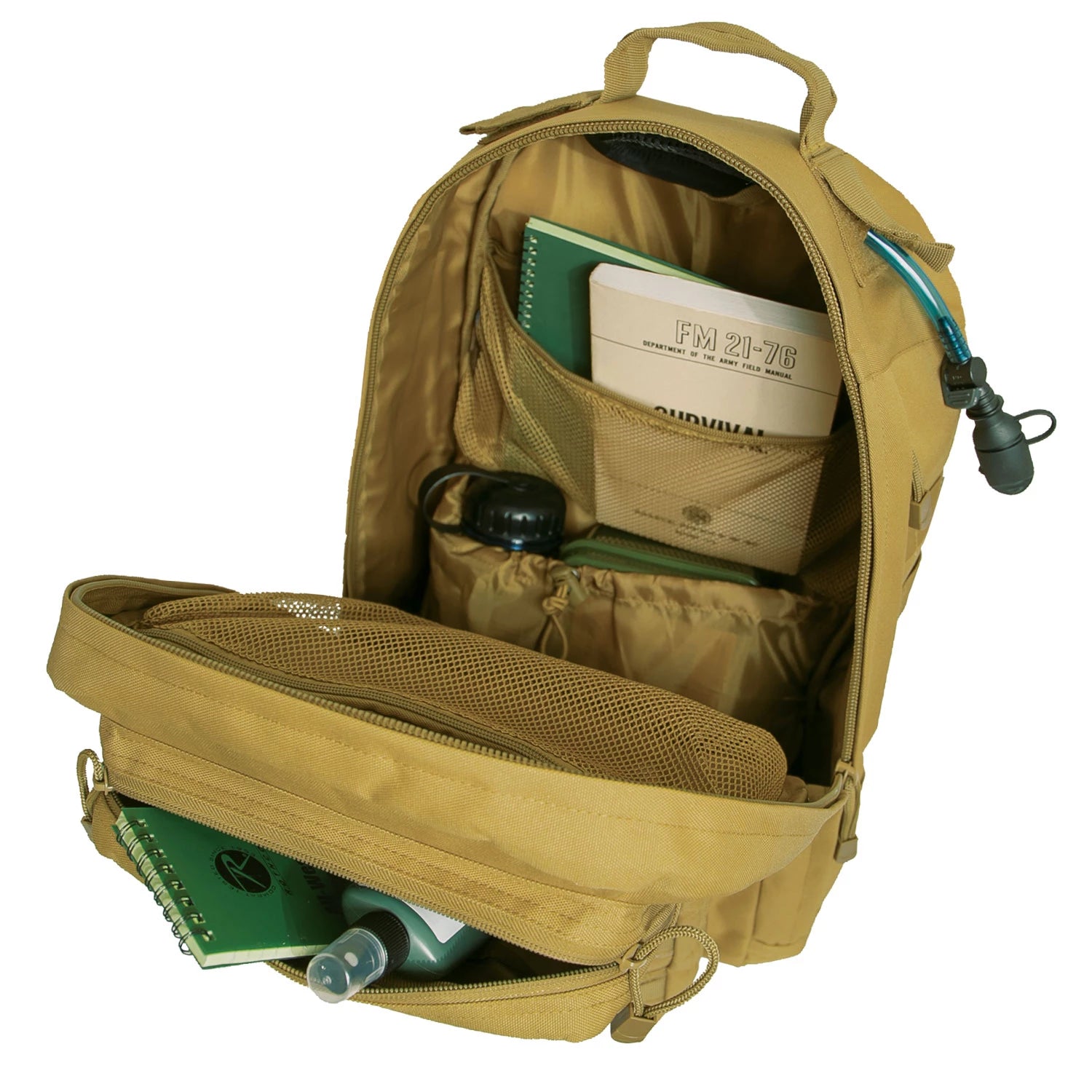 Rothco Fast Mover Tactical Backpack Black Backpacks & Packs secondary detail view