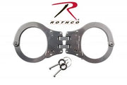 Rothco NIJ Approved Stainless Steel Hinged Handcuffs detail photo