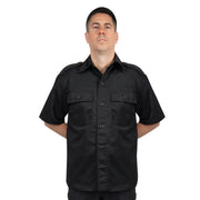 Rothco Short Sleeve Tactical Shirt - Black Sneak Previews additional view