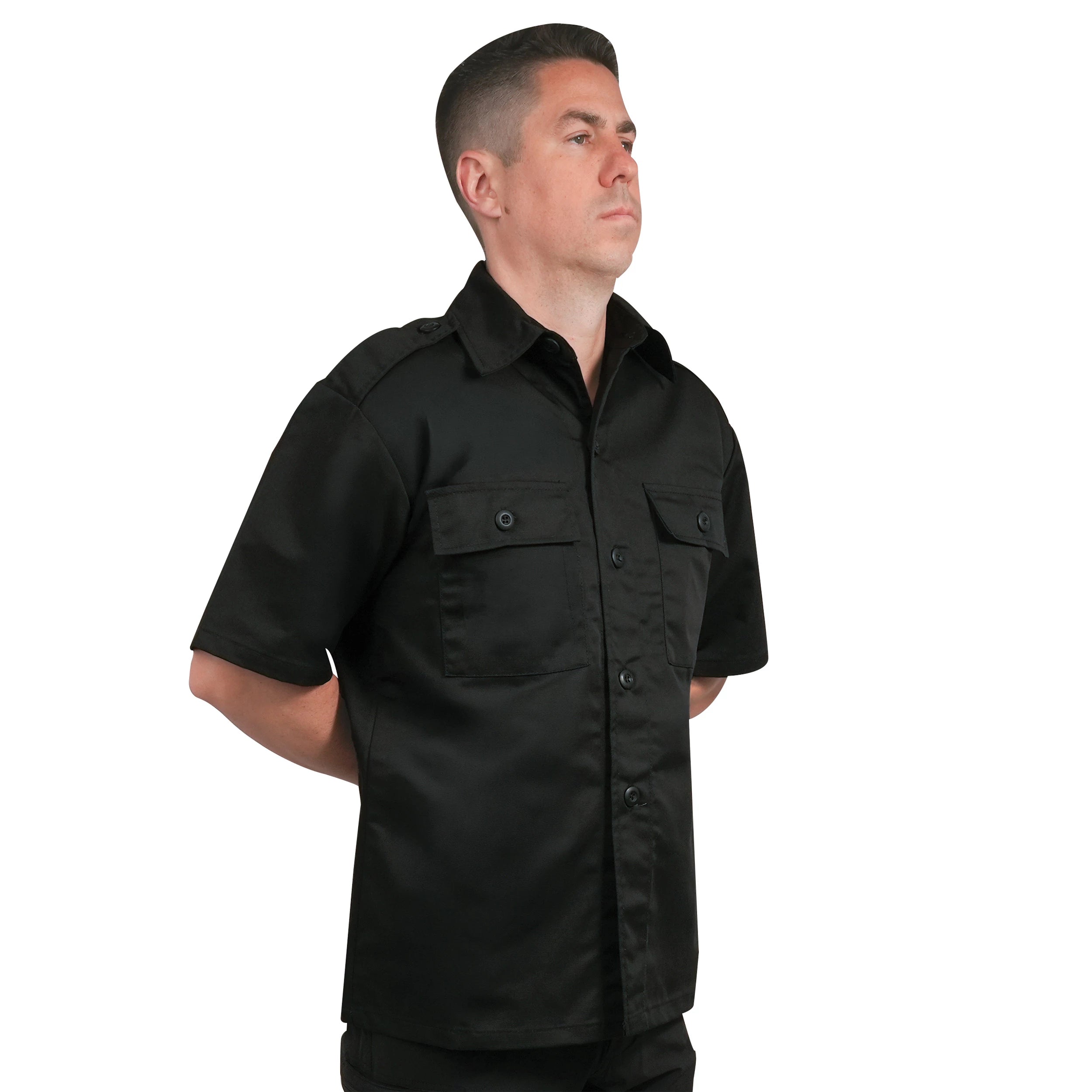 Rothco Short Sleeve Tactical Shirt - Black Sneak Previews alternate photo