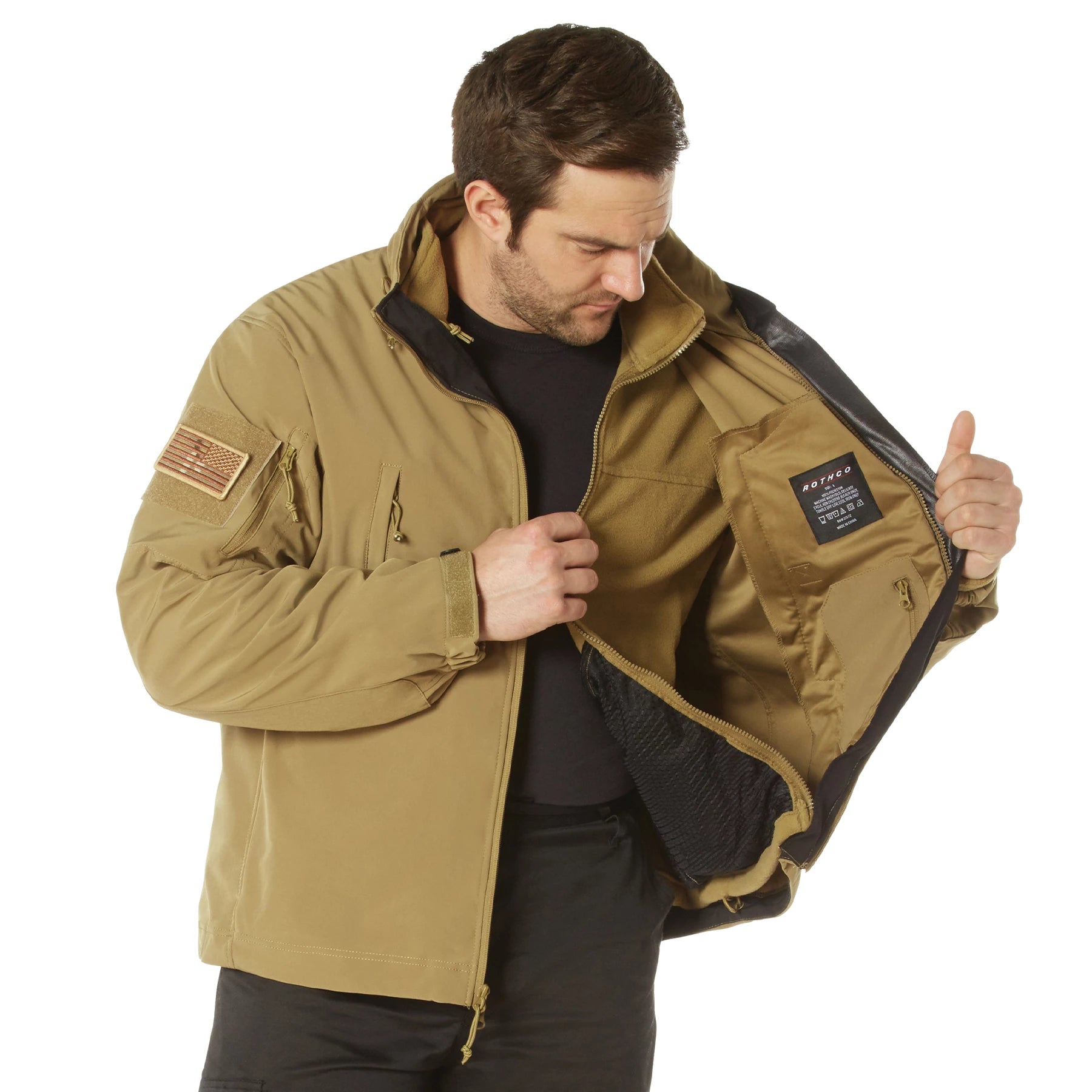 Rothco 3-in-1 Spec Ops Soft Shell Jacket Fall/Winter Outerwear additional angle photo