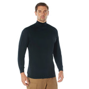 Moisture Wicking Mock Turtleneck - Black