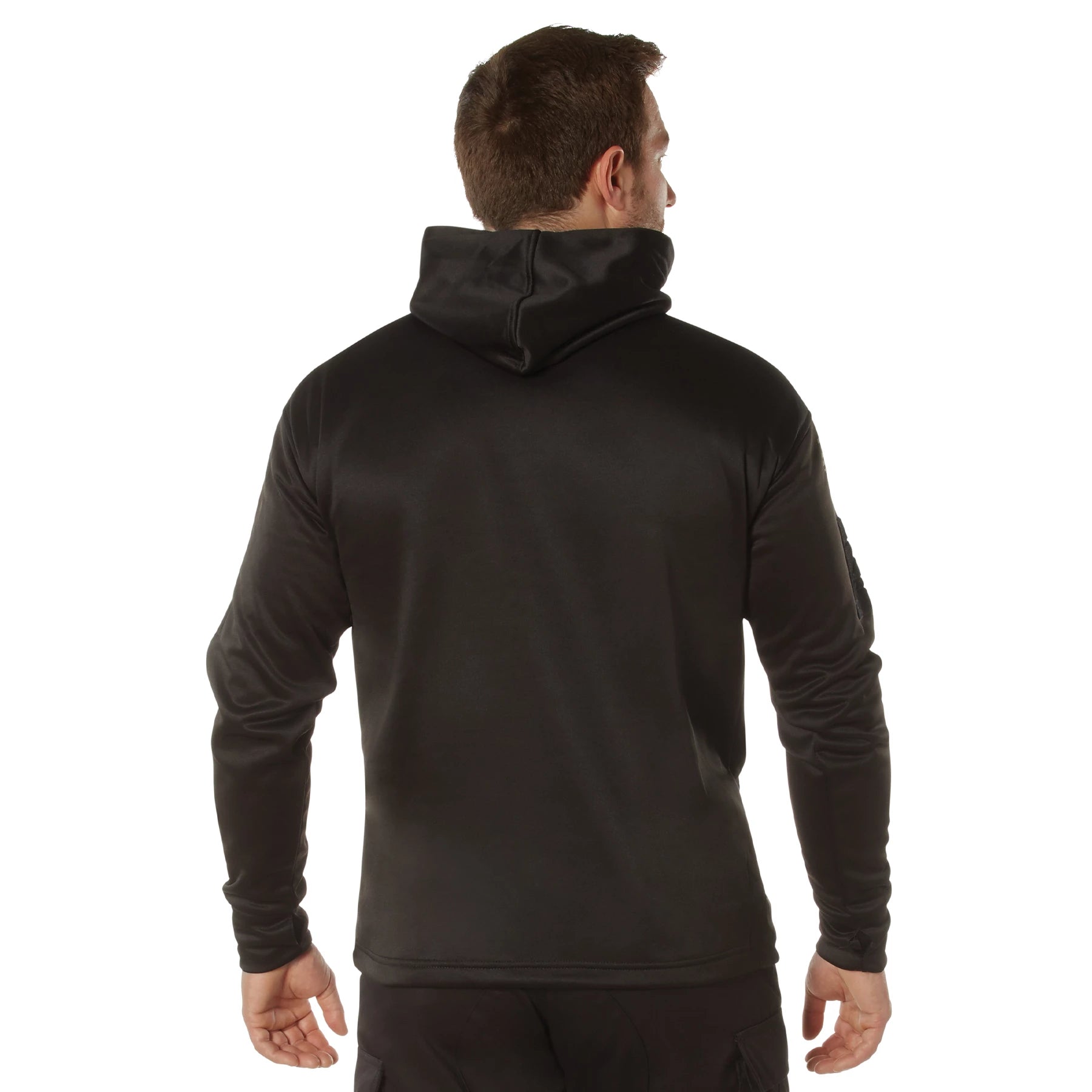 Rothco U.S. Flag Concealed Carry Hoodie Clothing reverse view