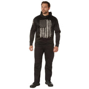 Rothco U.S. Flag Concealed Carry Hoodie Clothing side detail photo
