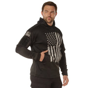 Rothco U.S. Flag Concealed Carry Hoodie Clothing close-up photo