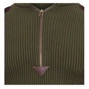 Rothco Quarter Zip Acrylic Commando Sweater Sweaters reverse view