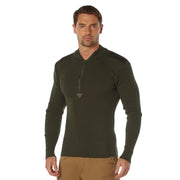 Rothco Quarter Zip Acrylic Commando Sweater Sweaters detail photo