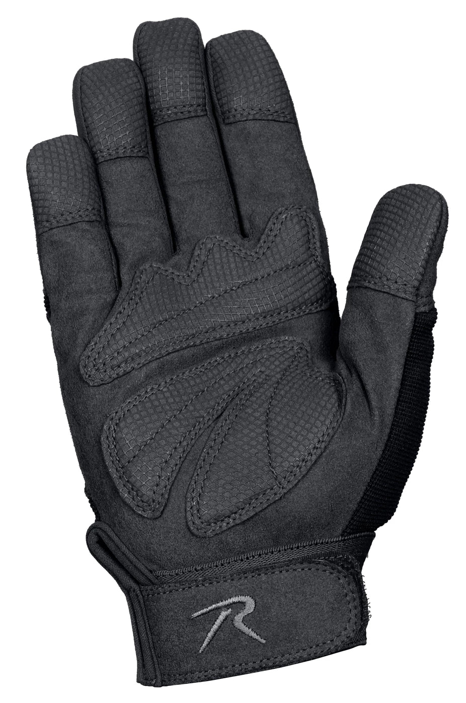 Rothco Mechanics Gloves Work side detail photo Security Pro USA