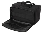 Rothco Canvas Tactical Shooting Range Bag - Black Military Tool reverse view