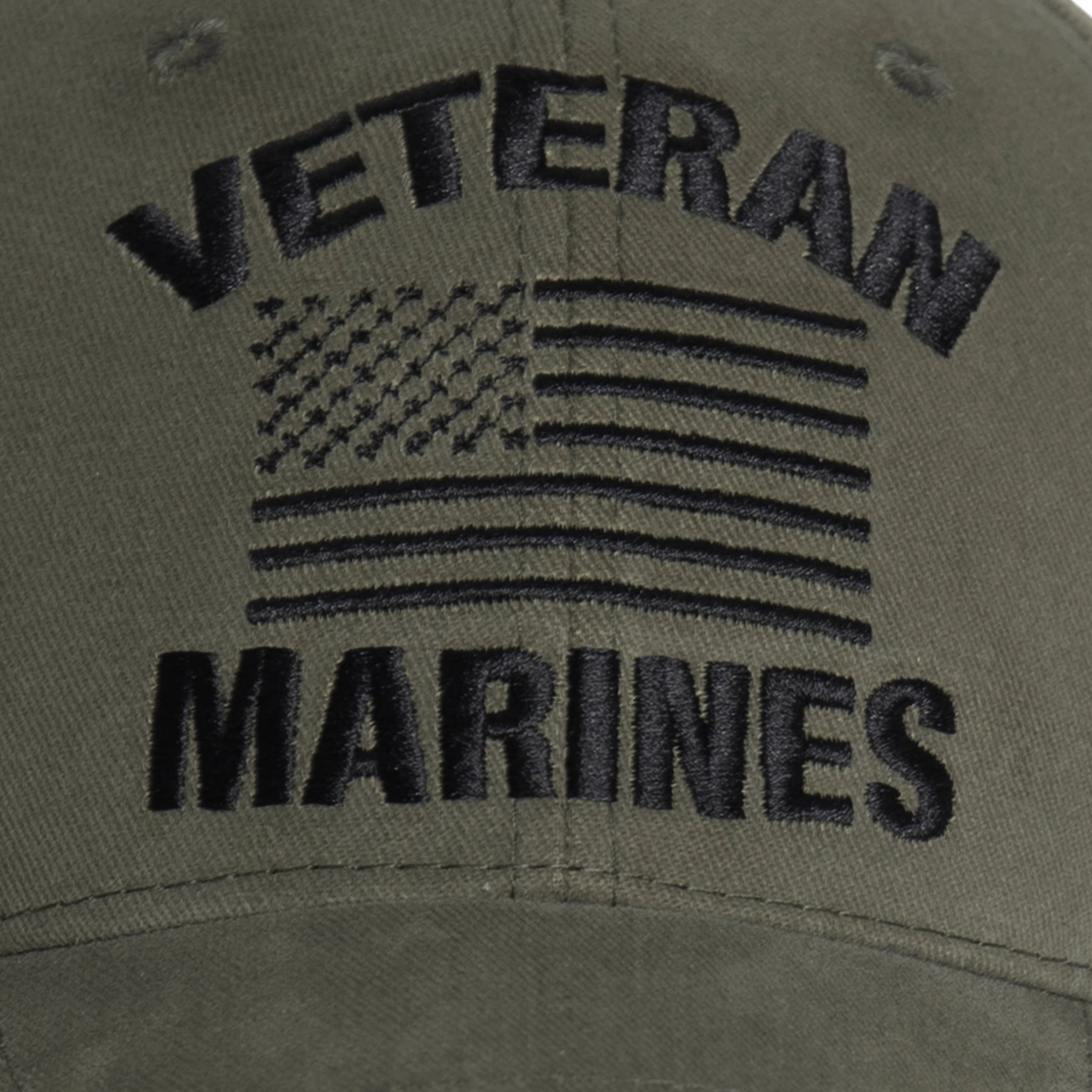 Rothco Vintage Veteran Low Profile Cap Baseball Caps side detail photo