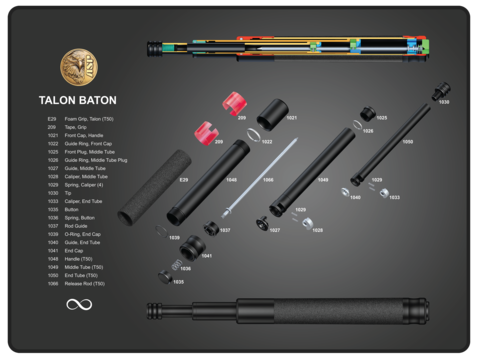 ASP Talon Instruction Mat