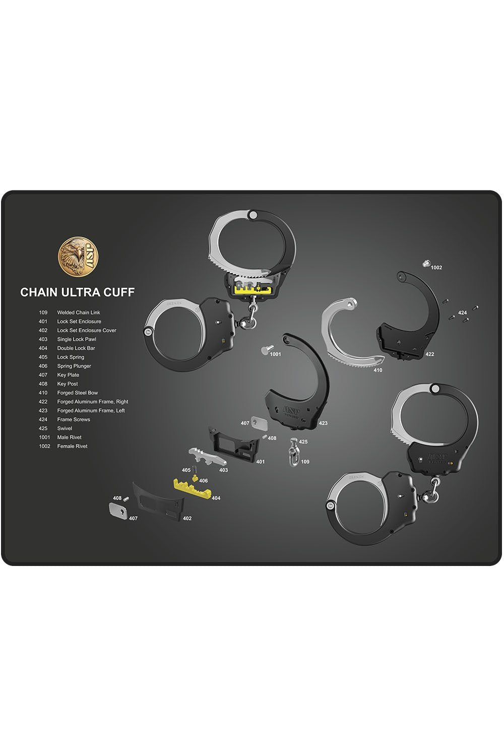 ASP Ultra Cuff Instruction Mat