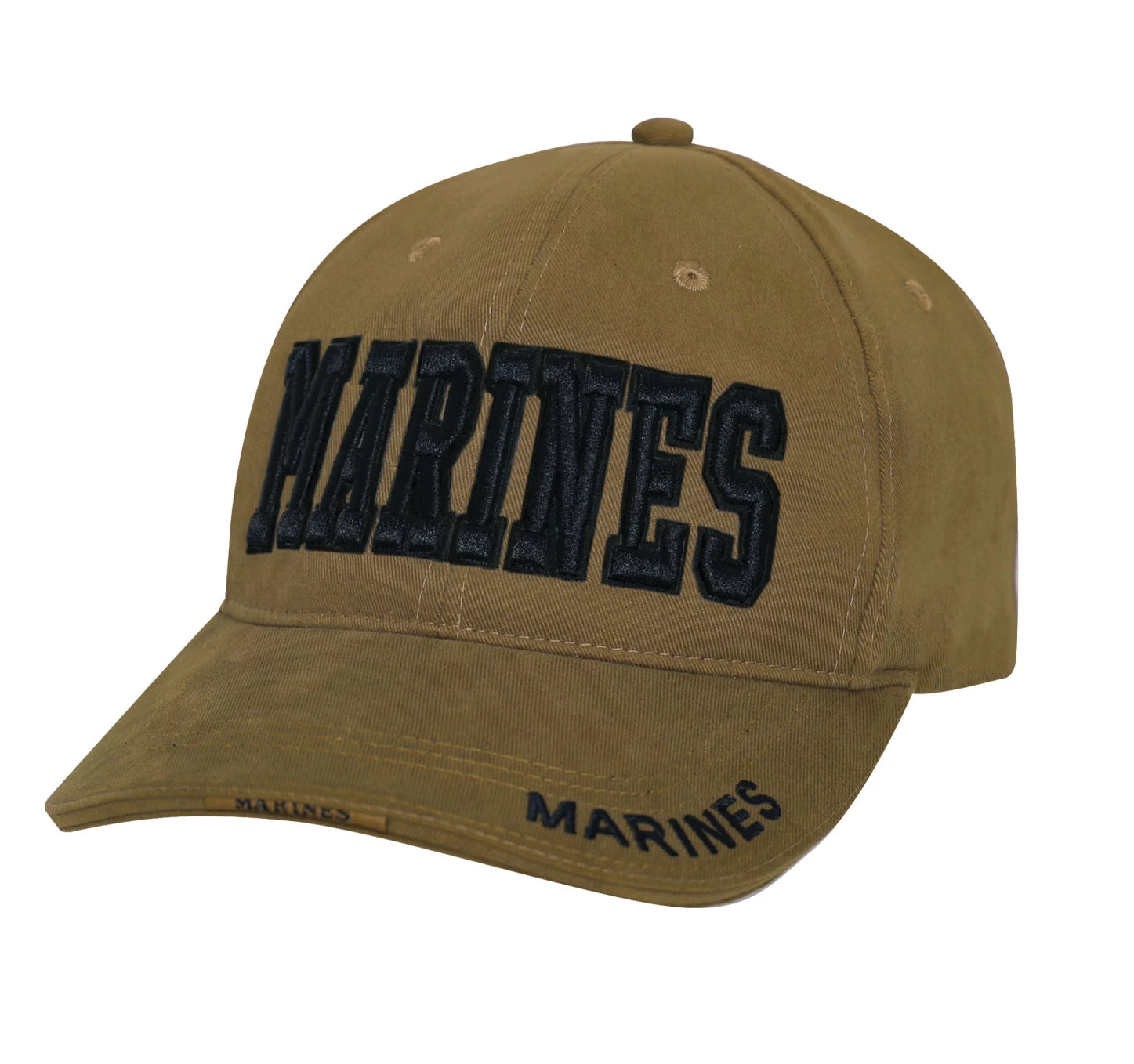 Rothco Deluxe Marines Low Profile Insignia Cap Black Baseball Caps detail photo
