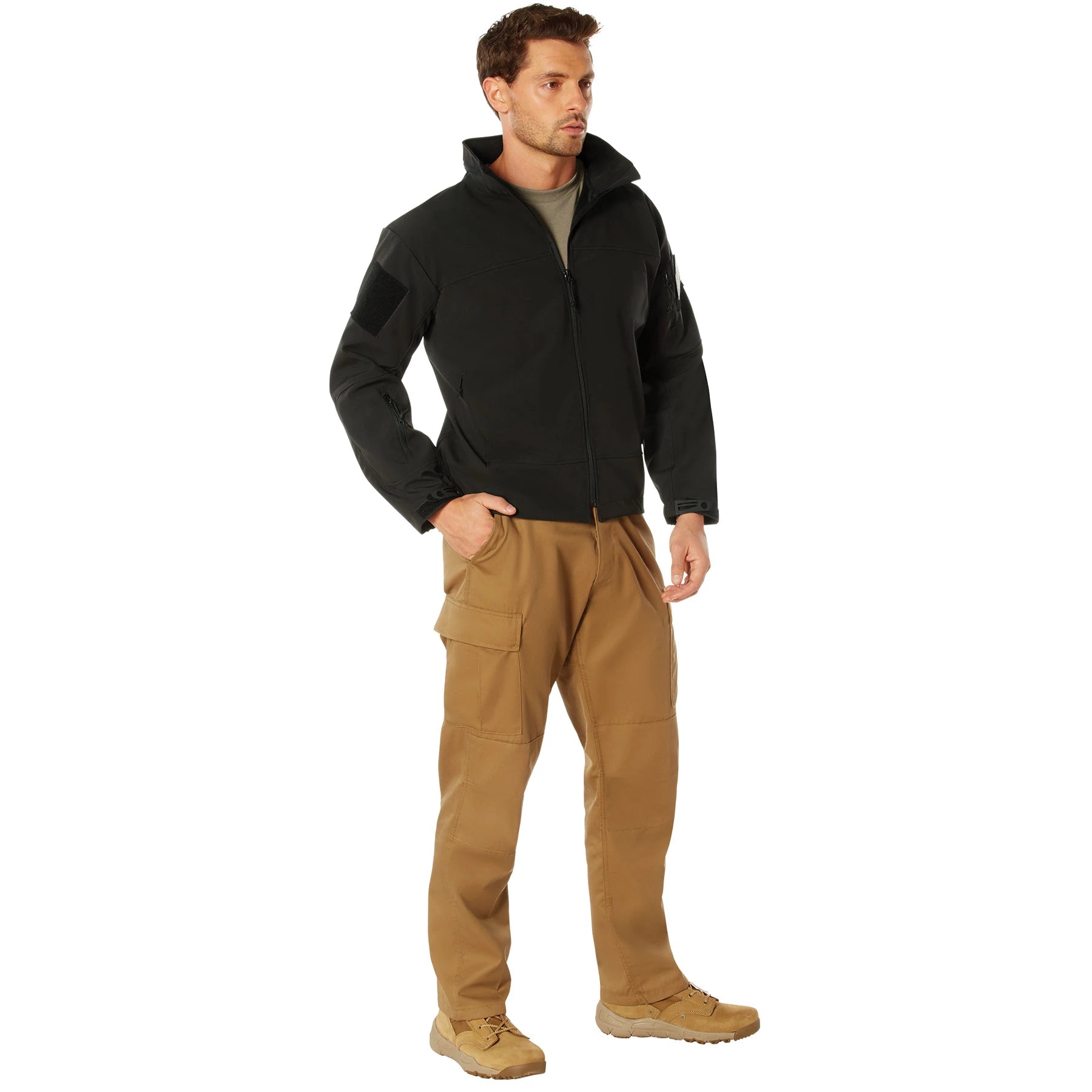 Rothco Stealth Ops Soft Shell Tactical Jacket Jackets alternate photo