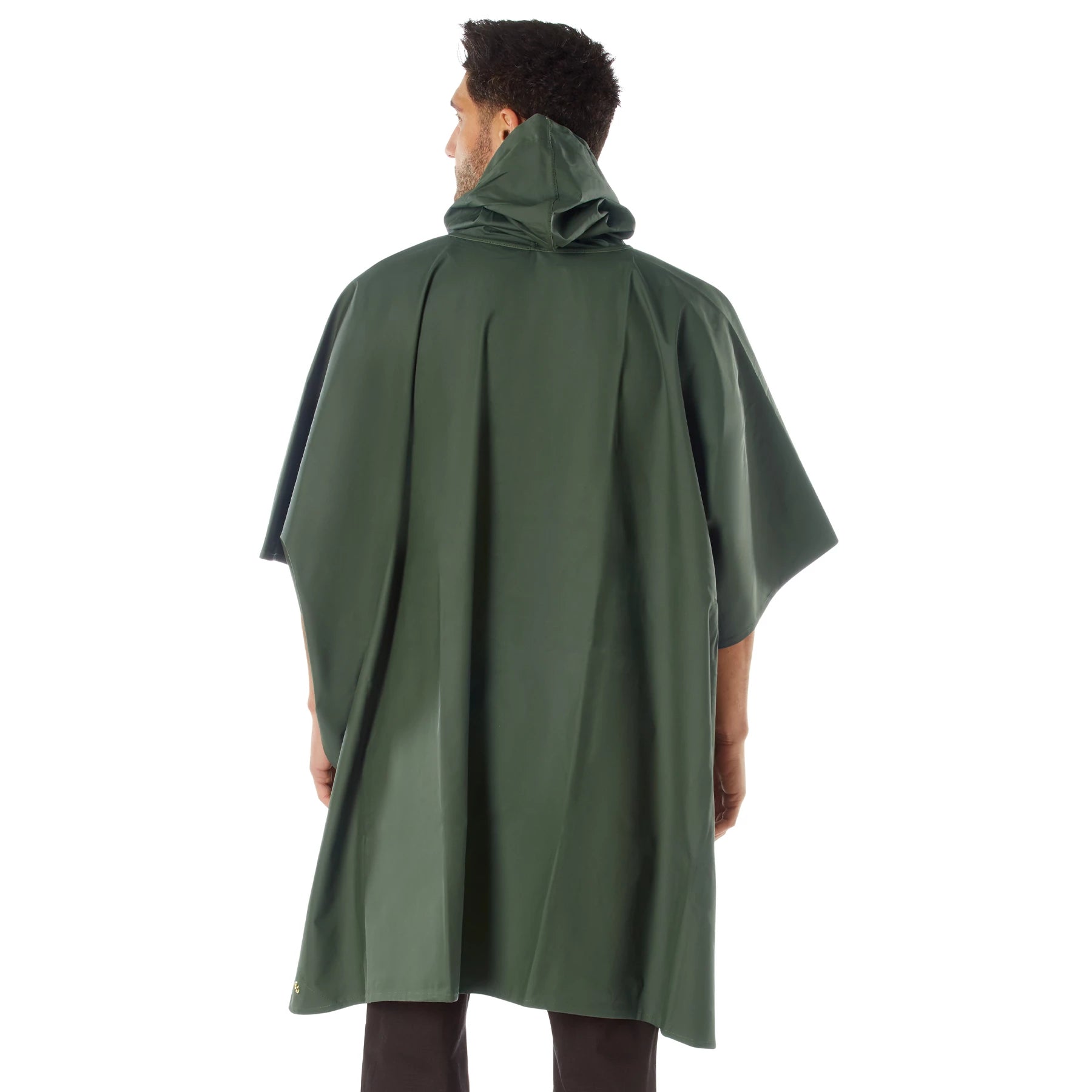 Rothco Rubberized Rainwear Poncho Ponchos close-up photo Security Pro USA