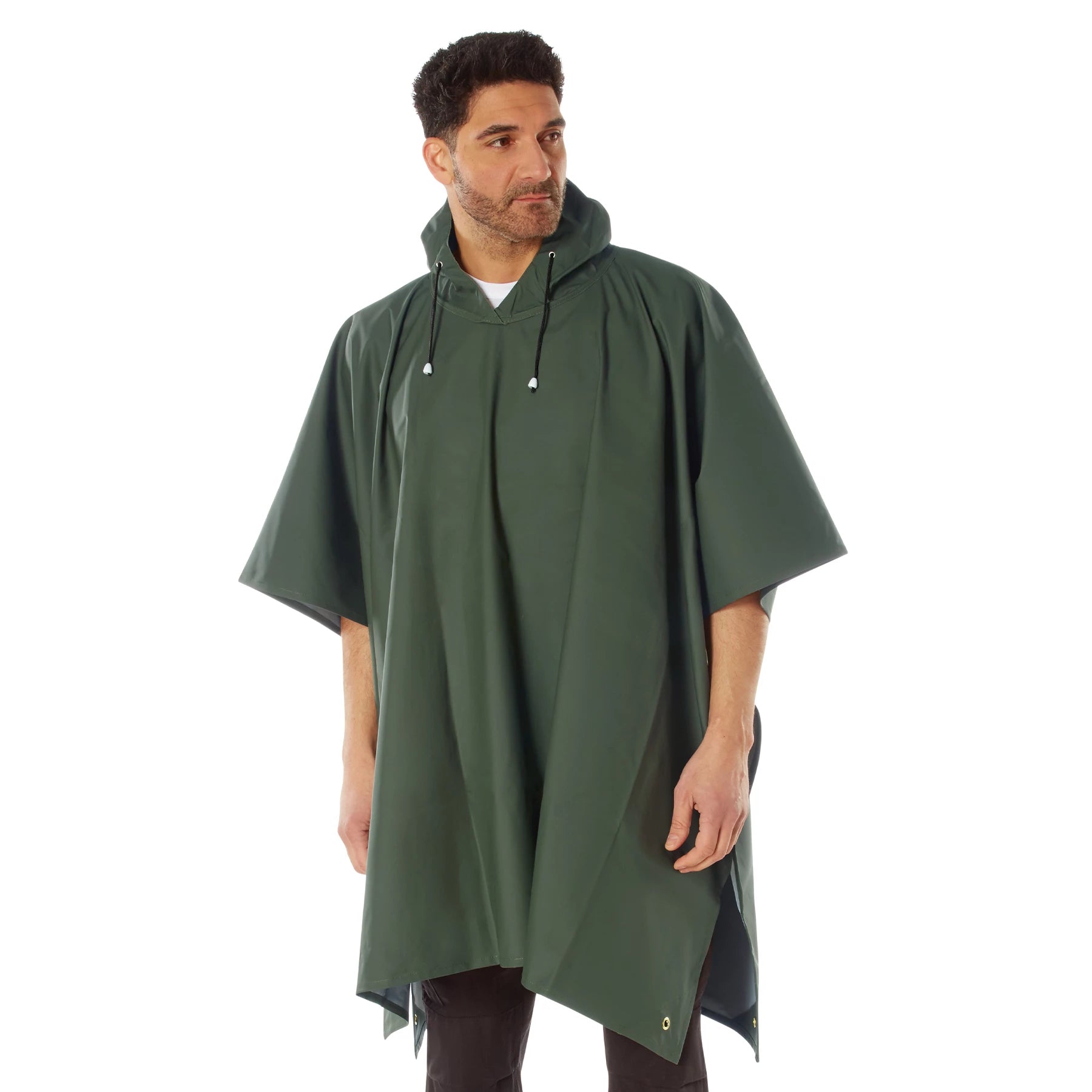 Rothco Rubberized Rainwear Poncho Ponchos alternate photo Security Pro USA