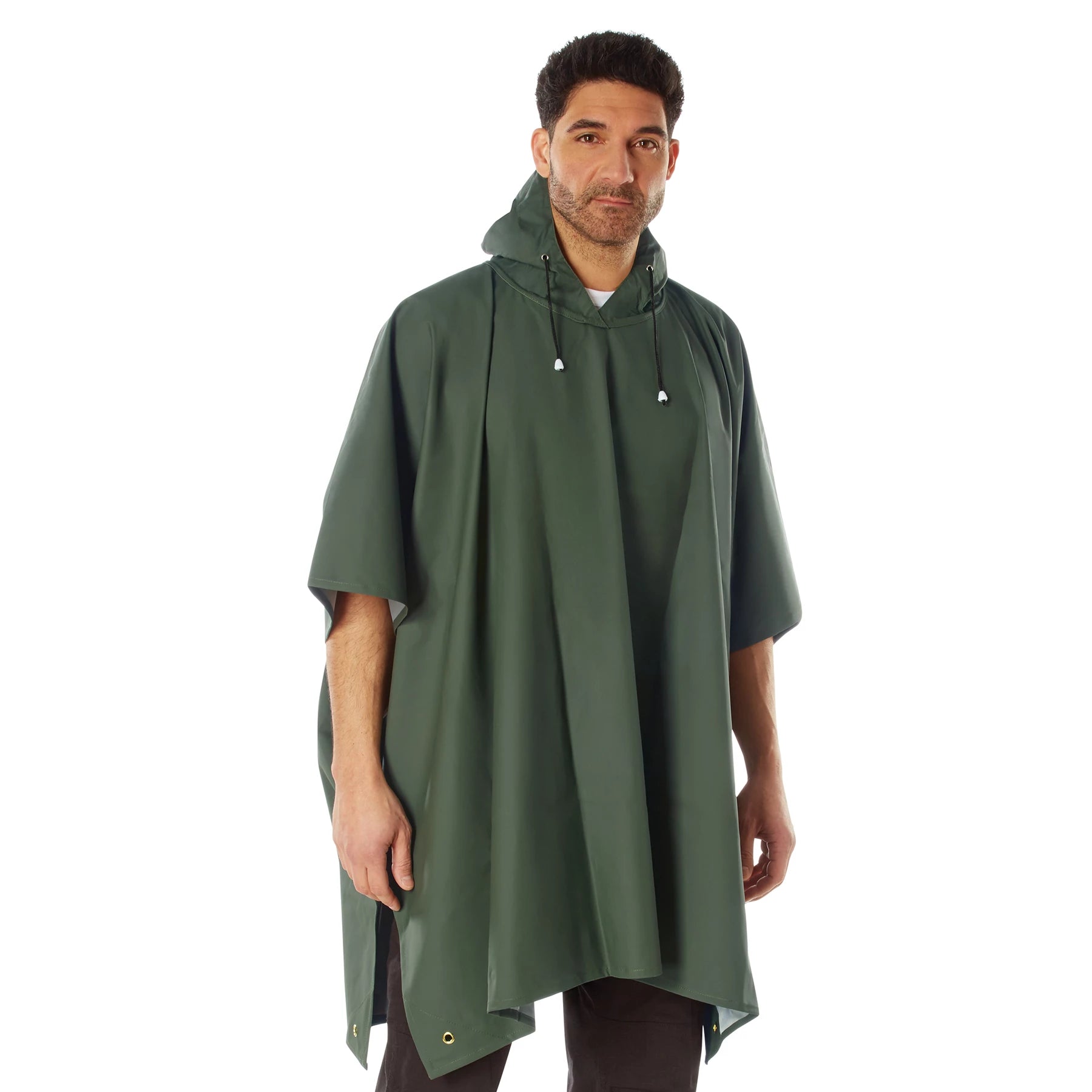 Rothco Rubberized Rainwear Poncho Ponchos additional view Security Pro USA