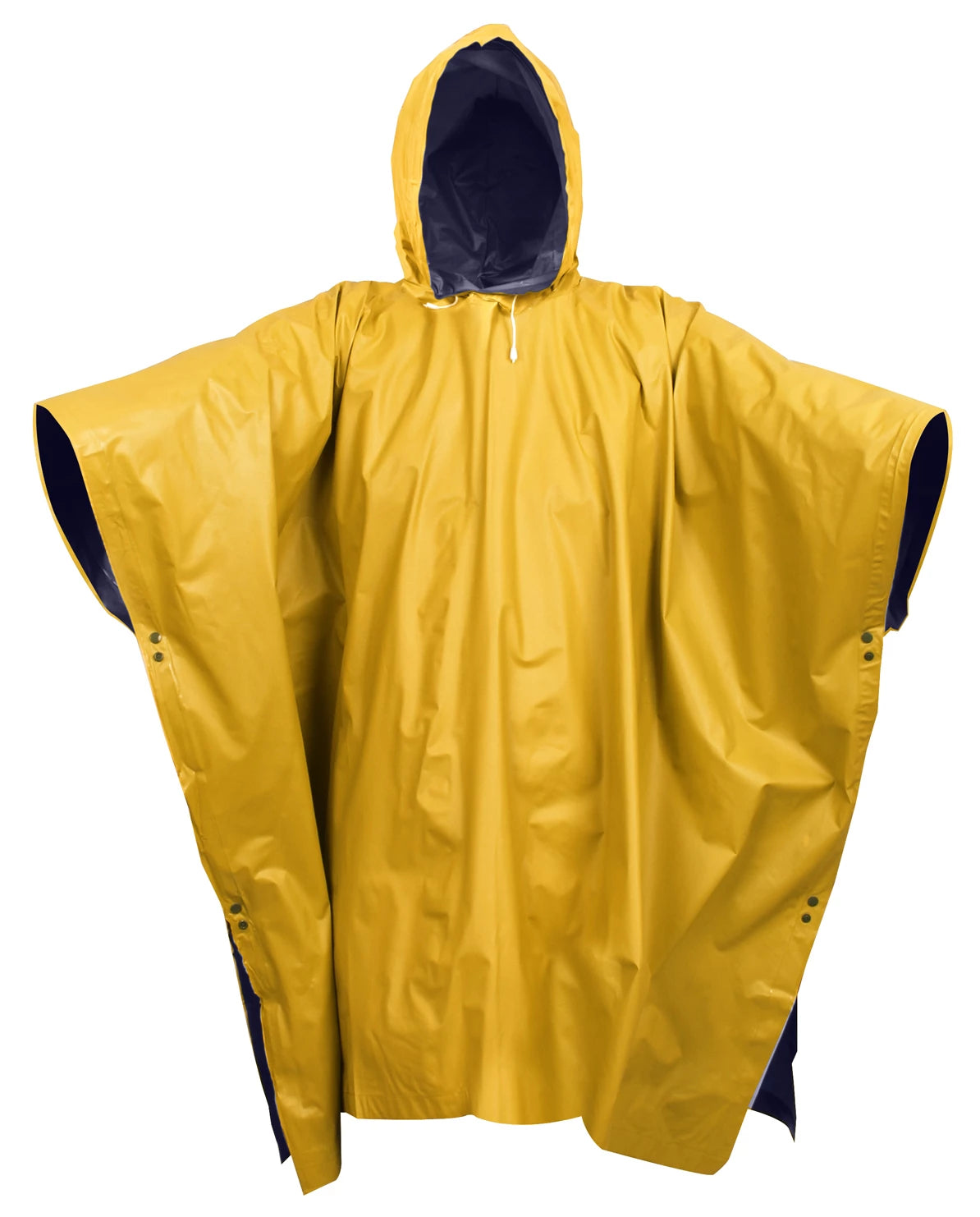 Rothco Reversible PVC Ponchos Olive Drab Rain angled product photo