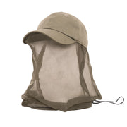 Rothco Operator Cap With Mosquito Net Khaki Low Profile further product photo