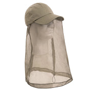Rothco Operator Cap With Mosquito Net Khaki Low Profile Baseball alternate photo