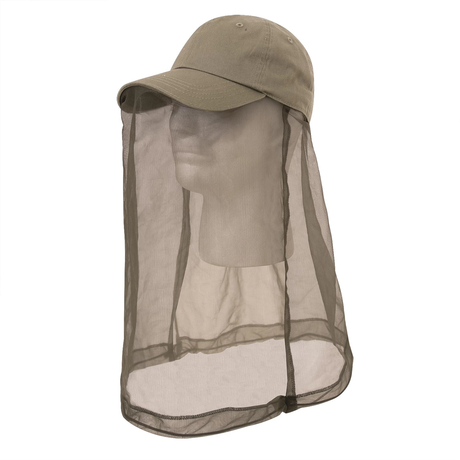 Rothco Operator Cap With Mosquito Net Khaki Low Profile supplementary product photo