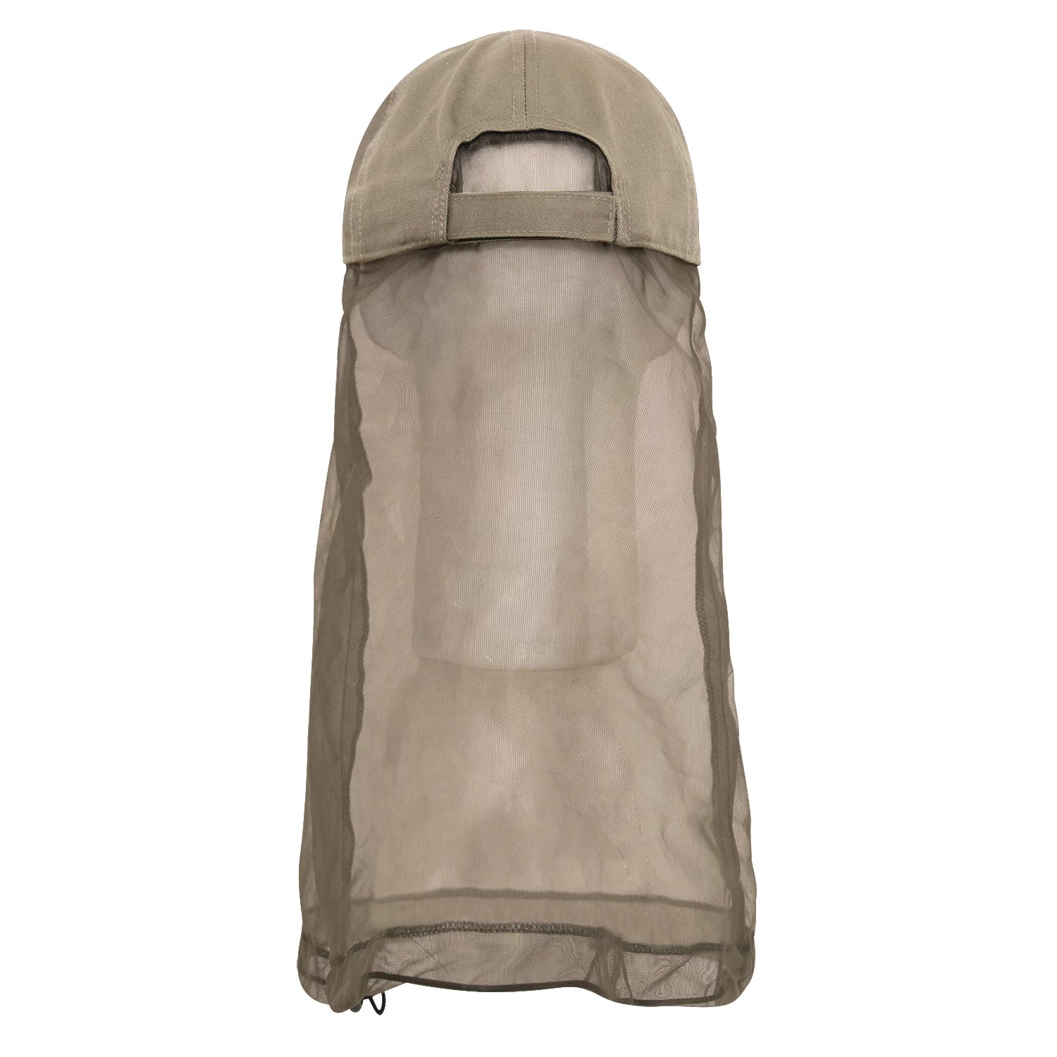 Rothco Operator Cap With Mosquito Net Khaki Low Profile upper detail photo