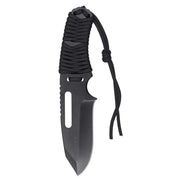Rothco Large Paracord Knife With Fire Starter Black Hunting & detail photo