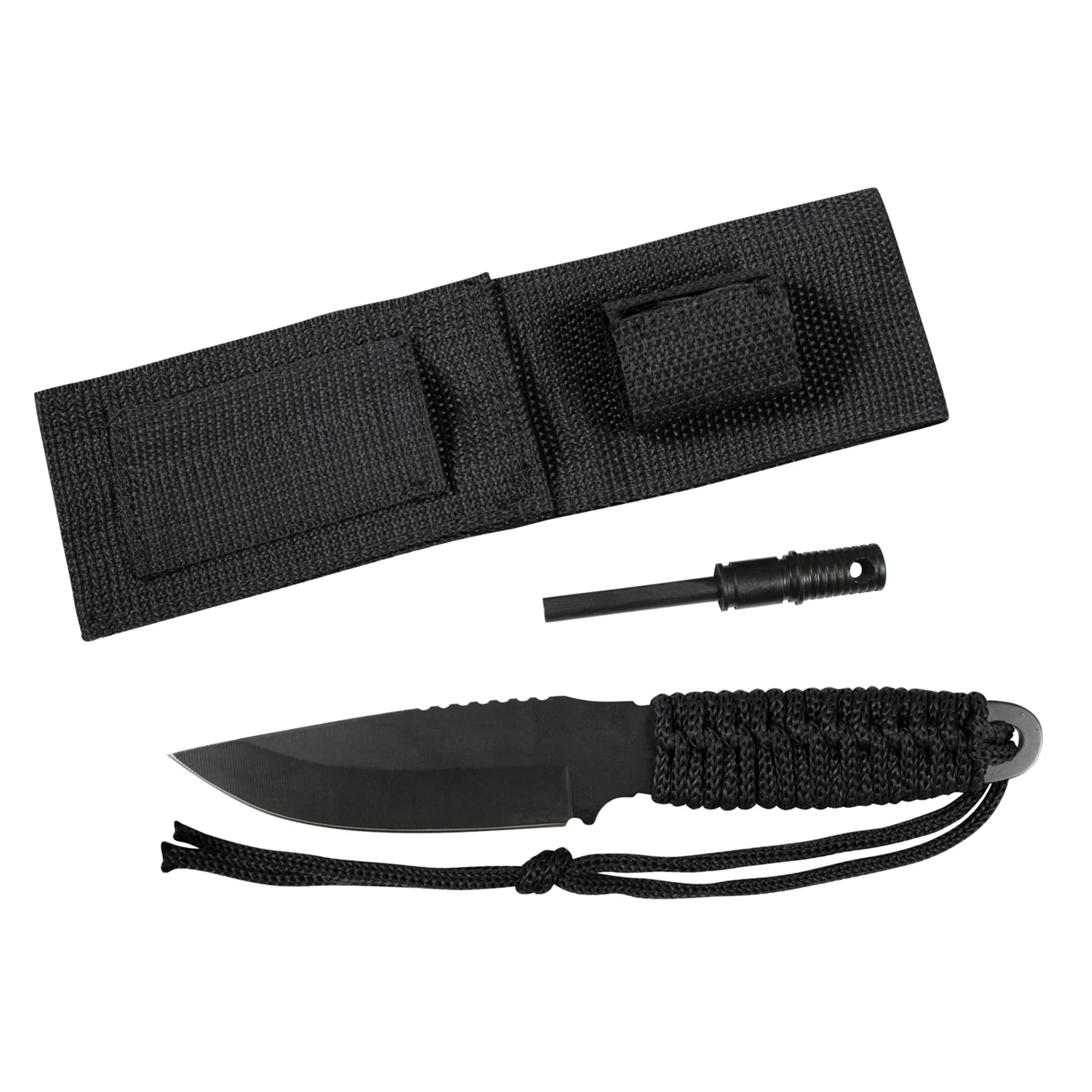 Rothco Paracord Knife With Fire Starter Olive Drab Bug Out alternate photo