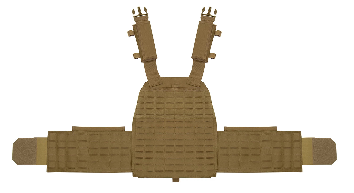 Rothco Laser Cut MOLLE Plate Carrier Vest Black Regular Tactical alternate photo